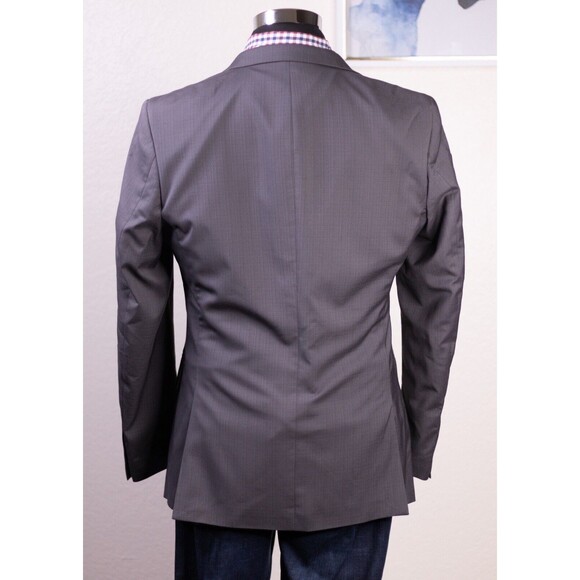 Angelo Rossi Men's size 40L Gray Hand Tailored Blazer Sport Coat Jacket - Picture 3 of 12